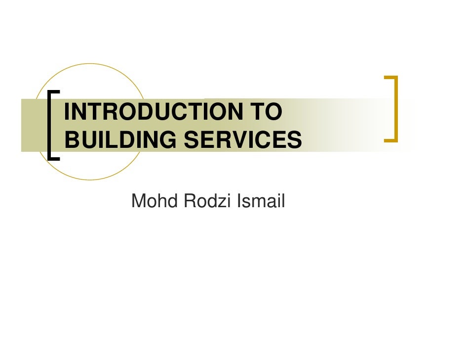 What is Building Services Engineering?